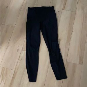 Fast and Free 21’’ Lulu Lemon Black leggings